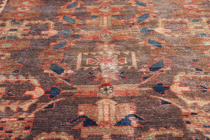 4 x 9 - Purple Antique Malayer Rug - 61465