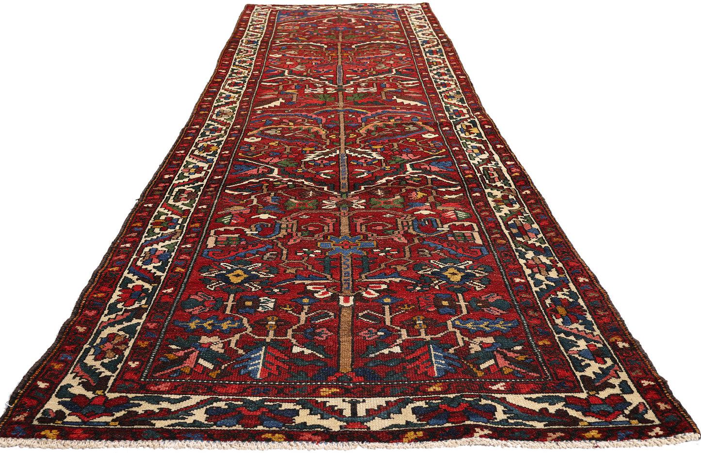 3 x 13 - Rust Antique Bakhtiari Rug - 61466
