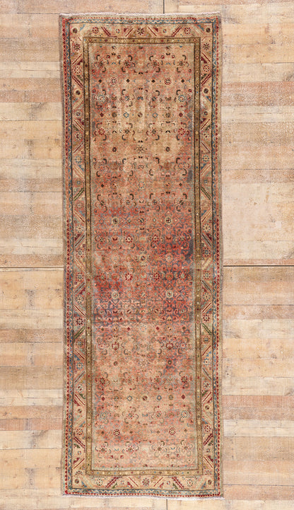 4 x 11 - Pink Antique Malayer Rug - 61469