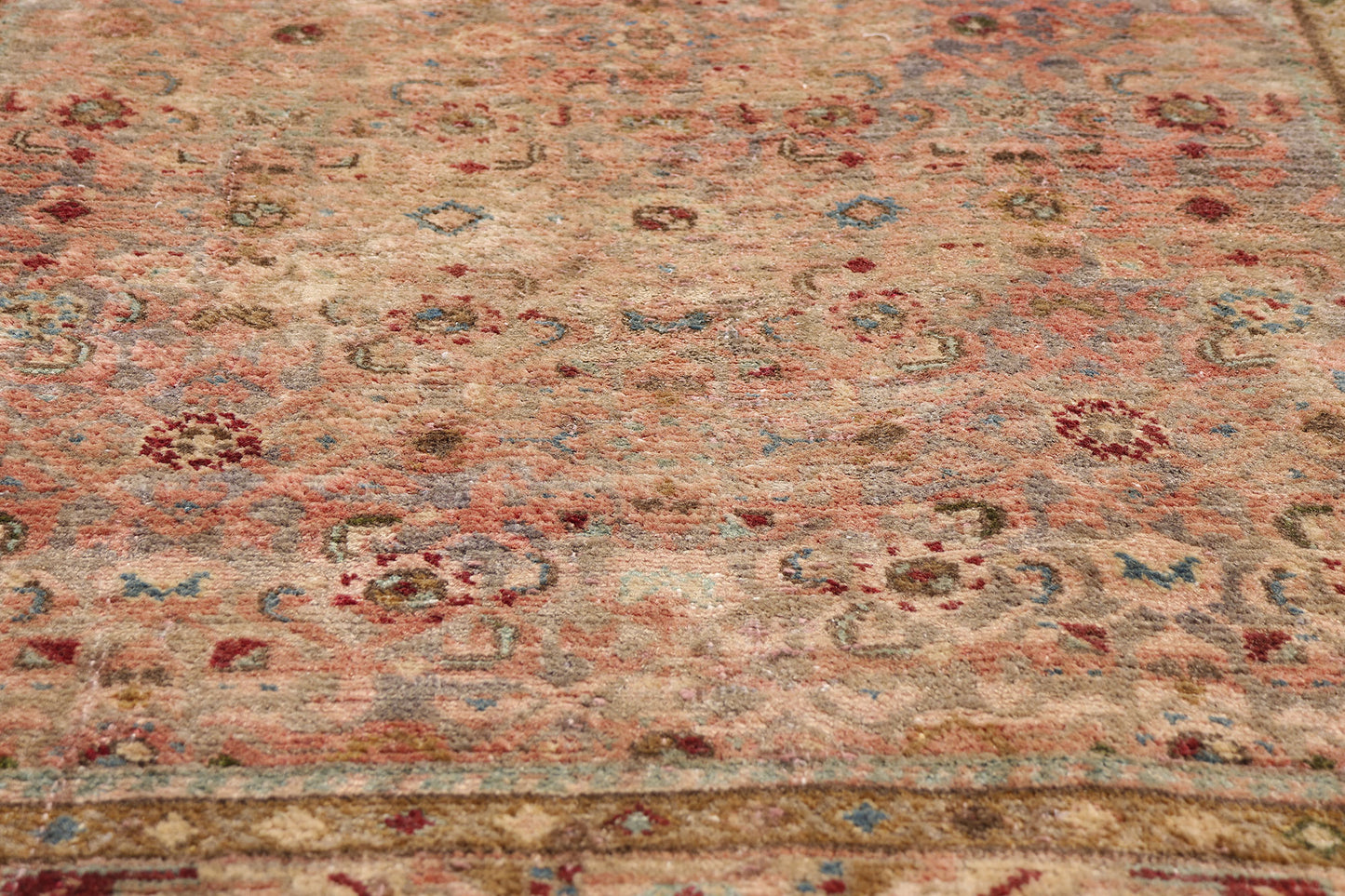 4 x 11 - Pink Antique Malayer Rug - 61469