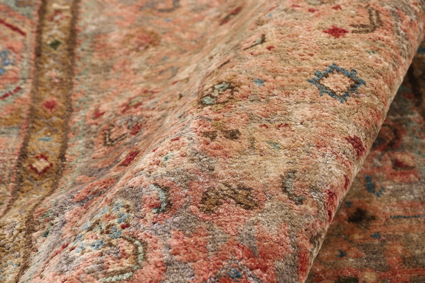 4 x 11 - Pink Antique Malayer Rug - 61469