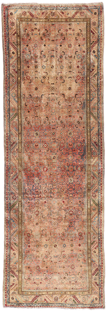 4 x 11 - Pink Antique Malayer Rug - 61469