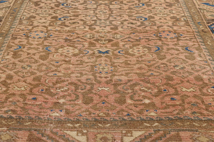 4 x 11 - Brown Antique Hamadan Rug - 61470