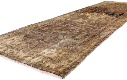 4 x 13 - Bronze Antique Hamadan Rug - 61471