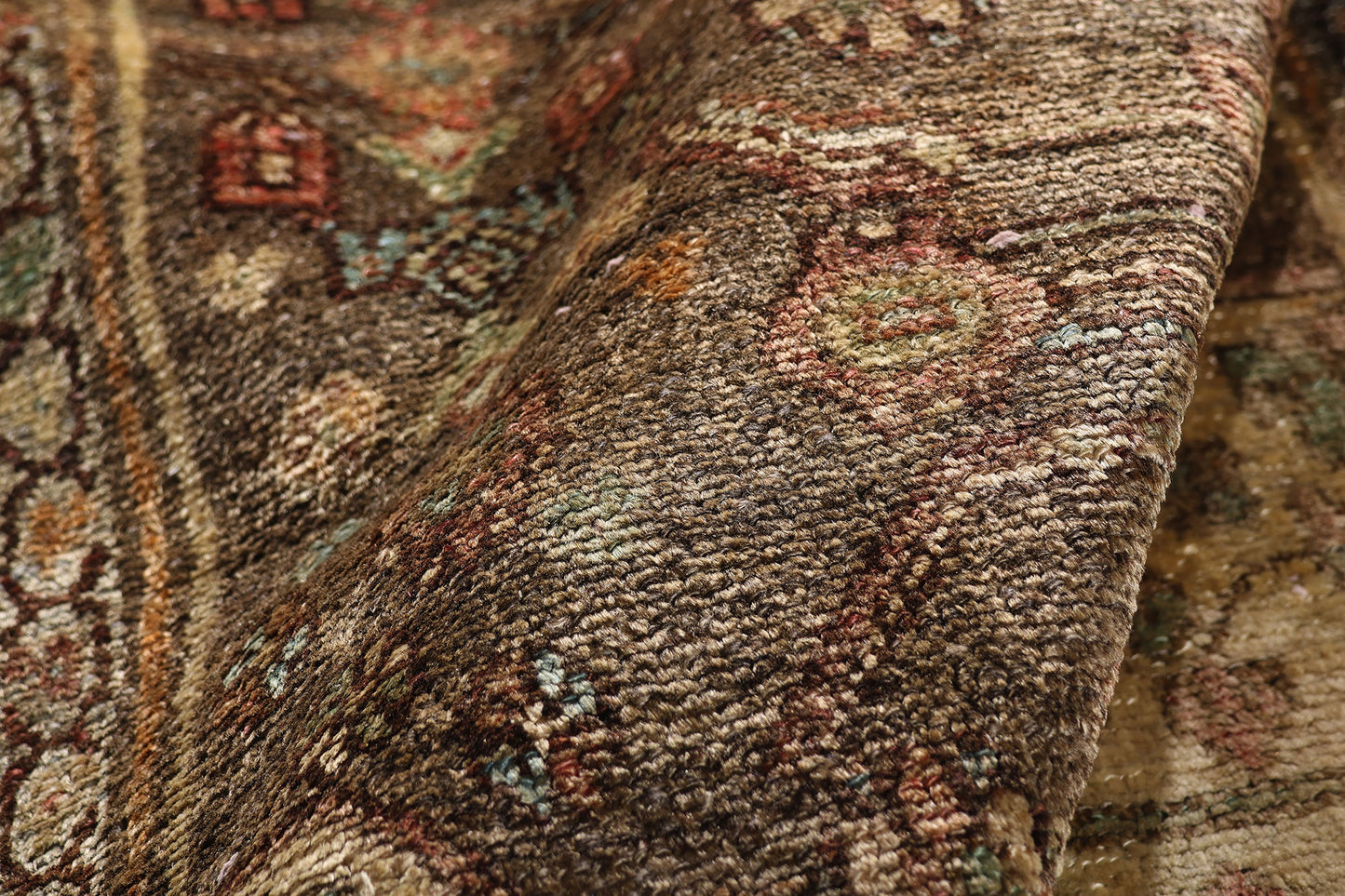 4 x 13 - Bronze Antique Hamadan Rug - 61471