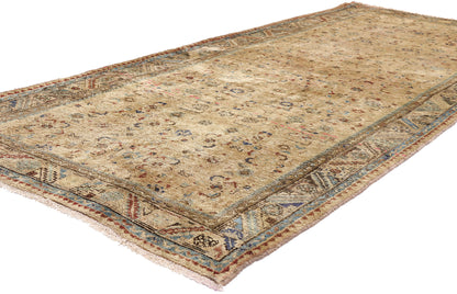 4 x 10 - Beige Antique Hamadan Rug - 61473