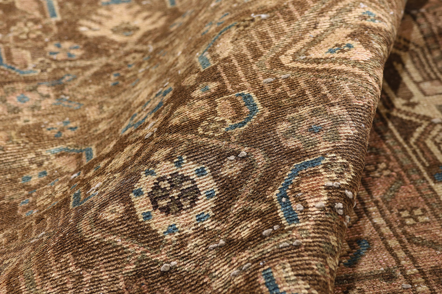 4 x 10 - Brown Antique Hamadan Rug - 61474