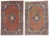 6 x 10 - Orange Vintage Tabriz Rug - 61475