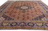 7 x 10 - Orange Vintage Tabriz Rug - 61477