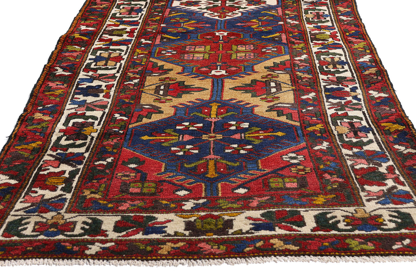 3 x 13 - Navy Blue Antique Bakhtiari Rug - 61478