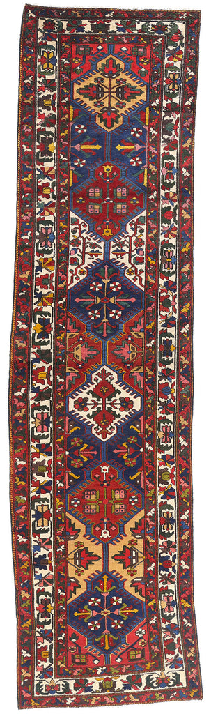 3 x 13 - Navy Blue Antique Bakhtiari Rug - 61478