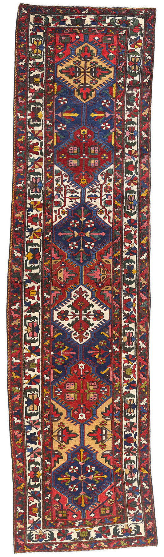 3 x 13 - Navy Blue Antique Bakhtiari Rug - 61478