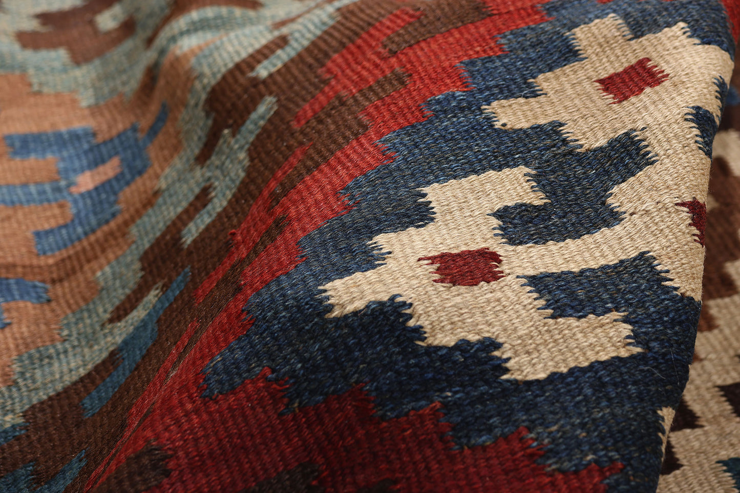 5 x 15 - Brown Antique Kilim Rug - 61480