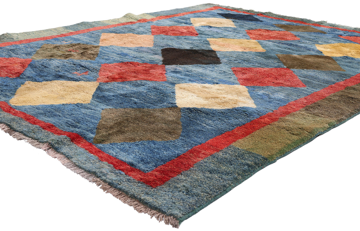 6 x 9 - Light Blue Vintage Gabbeh Rug - 61482