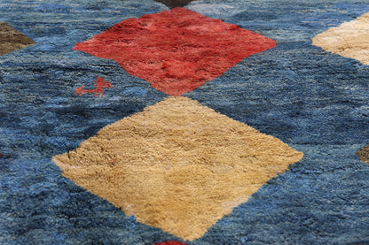 6 x 9 - Light Blue Vintage Gabbeh Rug - 61482