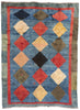 6 x 9 - Light Blue Vintage Gabbeh Rug - 61482
