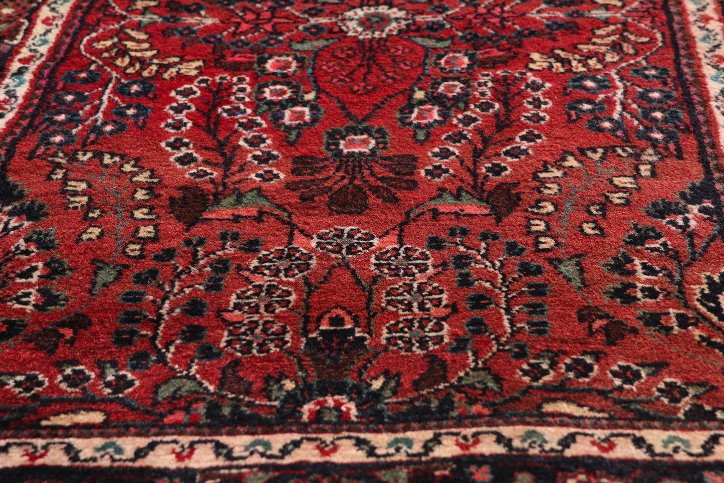 3 x 17 - Red Vintage Lilihan Rug - 61483