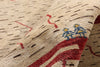 8 x 9 - Beige Vintage Gabbeh Rug - 61487