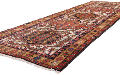 3 x 10 - Ivory Vintage Heriz Rug - 61488