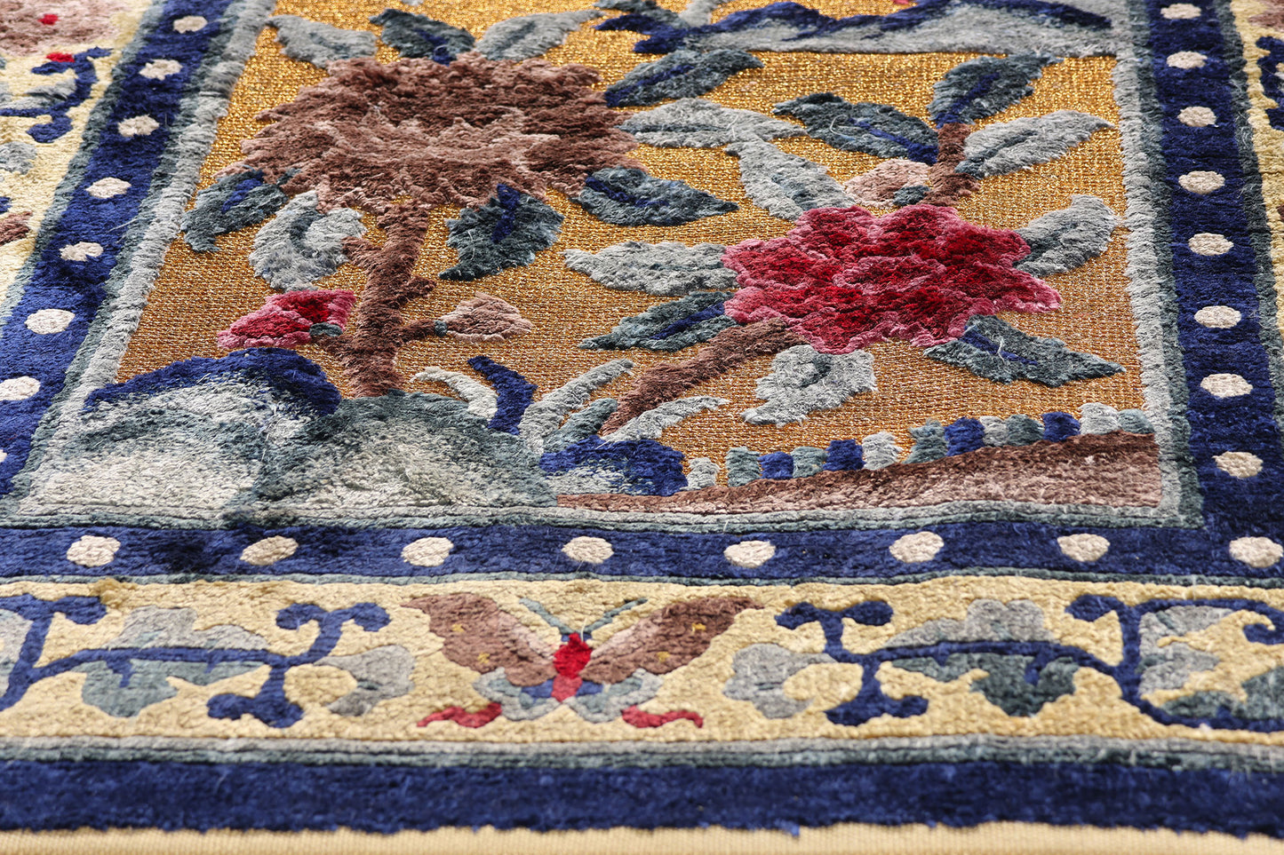 3 x 4 - Gold Antique Peking Rug - 61489