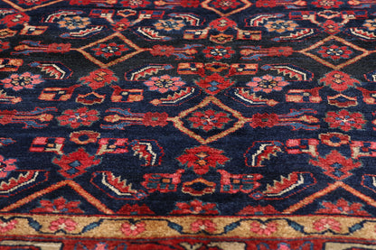 5 x 6 - Navy Blue Antique Lilihan Rug - 61492