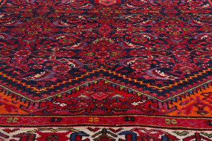 5 x 10 - Navy Blue Antique Malayer Rug - 61496