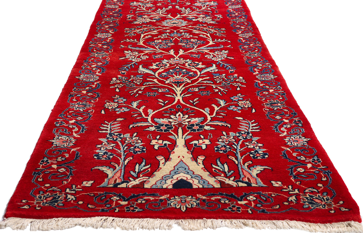 3 x 20 - Red Antique Sarouk Rug - 61499
