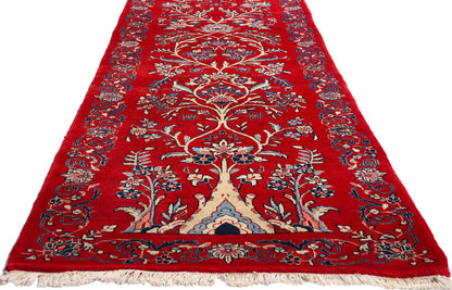 3 x 20 - Red Antique Sarouk Rug - 61499