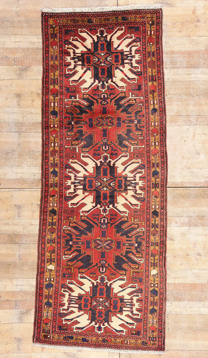 4 x 10 - Red Vintage Heriz Rug - 61502