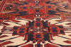 4 x 10 - Red Vintage Heriz Rug - 61502
