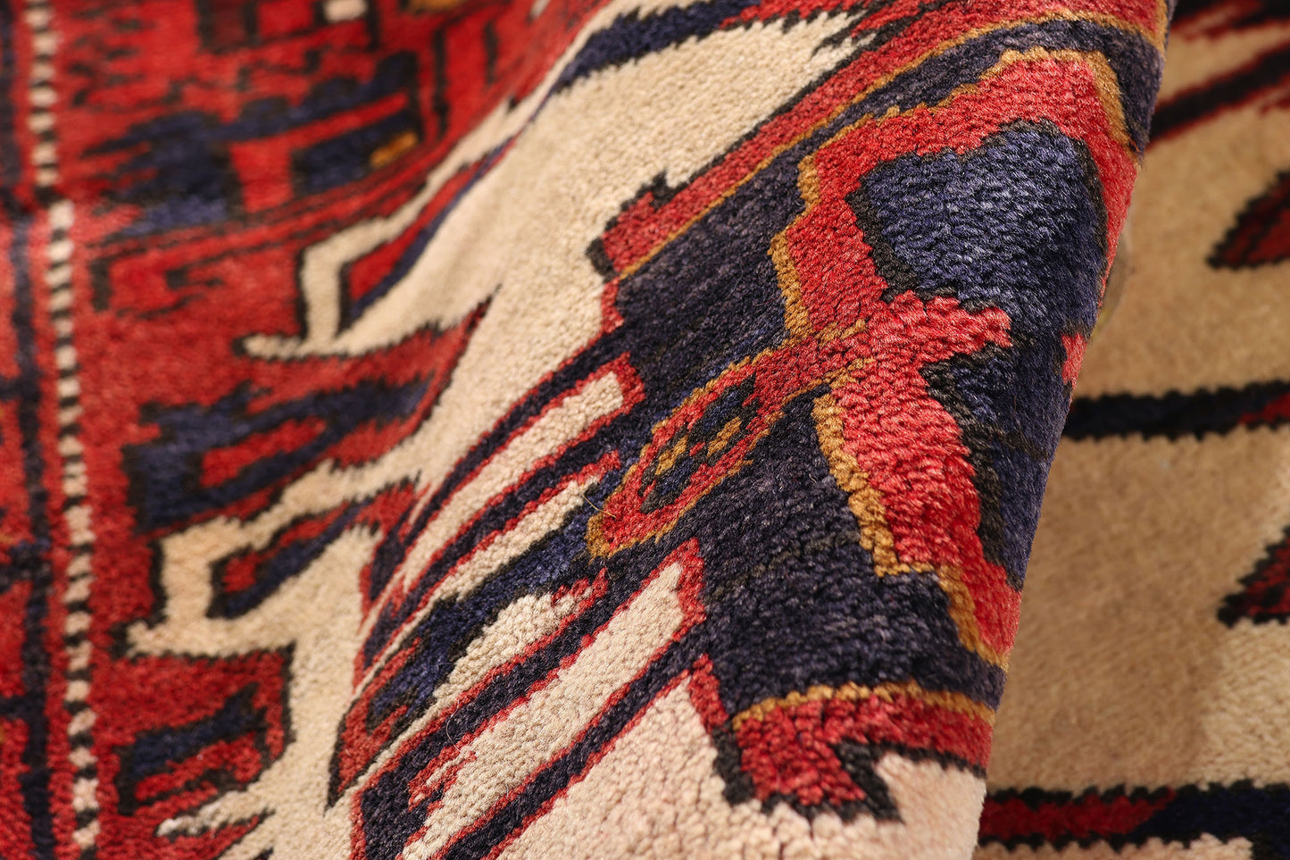 4 x 10 - Red Vintage Heriz Rug - 61502