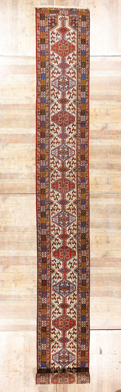 3 x 28 - Ivory Vintage Shiraz Rug - 61506
