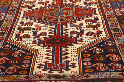 3 x 28 - Ivory Vintage Shiraz Rug - 61506