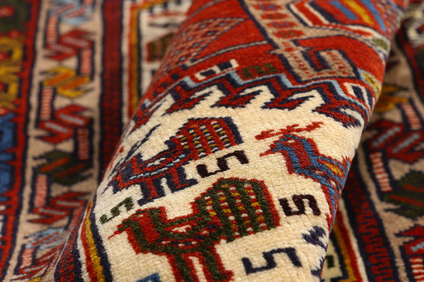 3 x 28 - Ivory Vintage Shiraz Rug - 61506