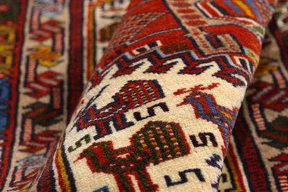 3 x 28 - Ivory Vintage Shiraz Rug - 61506