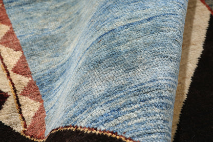 4 x 6 - Light Blue Vintage Gabbeh Rug - 61511