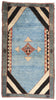 4 x 6 - Light Blue Vintage Gabbeh Rug - 61511