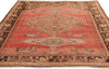 4 x 6 - Orange Antique Karabakh Rug - 61513