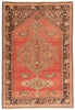 4 x 6 - Orange Antique Karabakh Rug - 61513