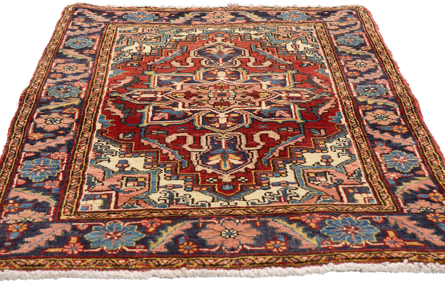 3 x 4 - Rust Vintage Heriz Rug - 61514