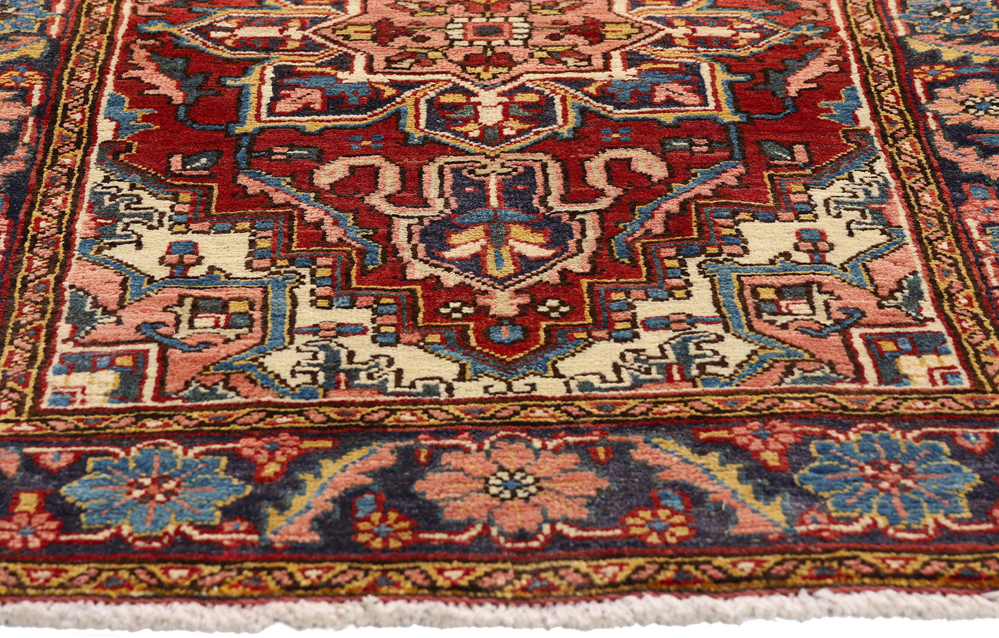 3 x 4 - Rust Vintage Heriz Rug - 61514