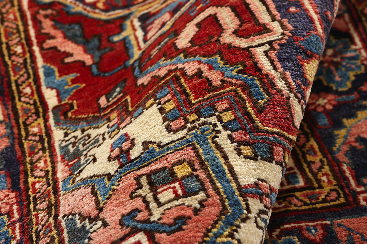 3 x 4 - Rust Vintage Heriz Rug - 61514