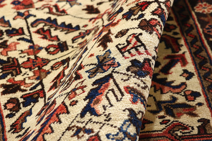 3 x 4 - Ivory Vintage Heriz Rug - 61515