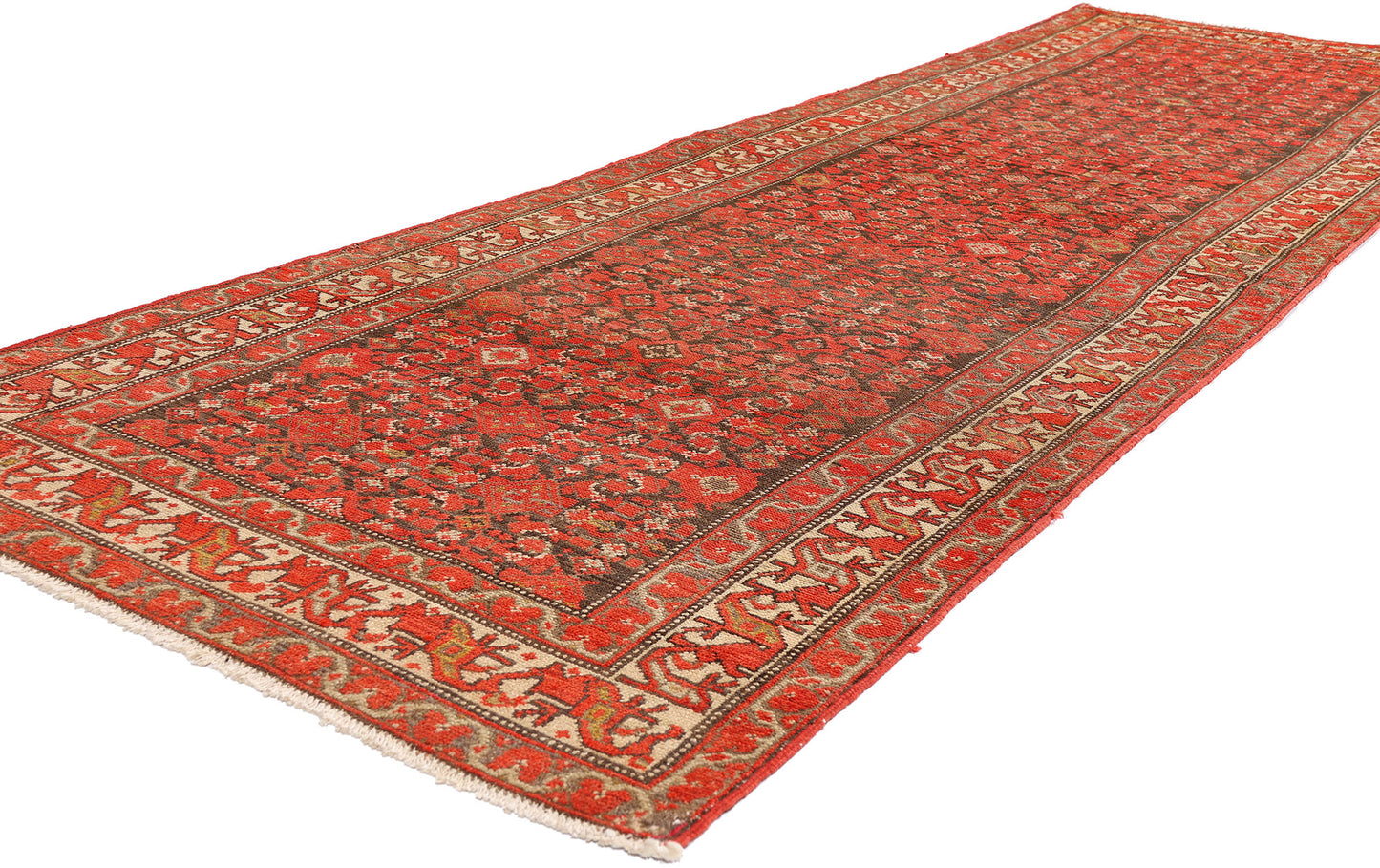 3 x 11 - Brown Antique Malayer Rug - 61516