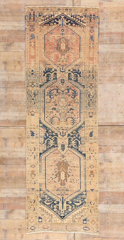 3 x 10 - Multicolor Vintage Heriz Rug - 61522