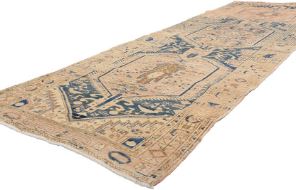 3 x 10 - Multicolor Vintage Heriz Rug - 61522