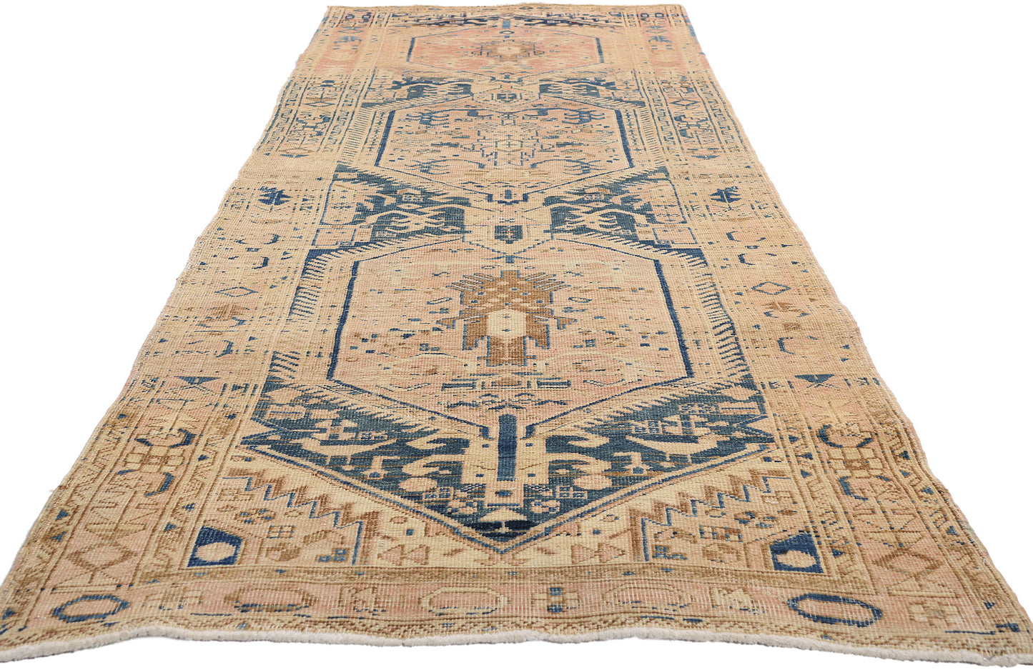 3 x 10 - Multicolor Vintage Heriz Rug - 61522