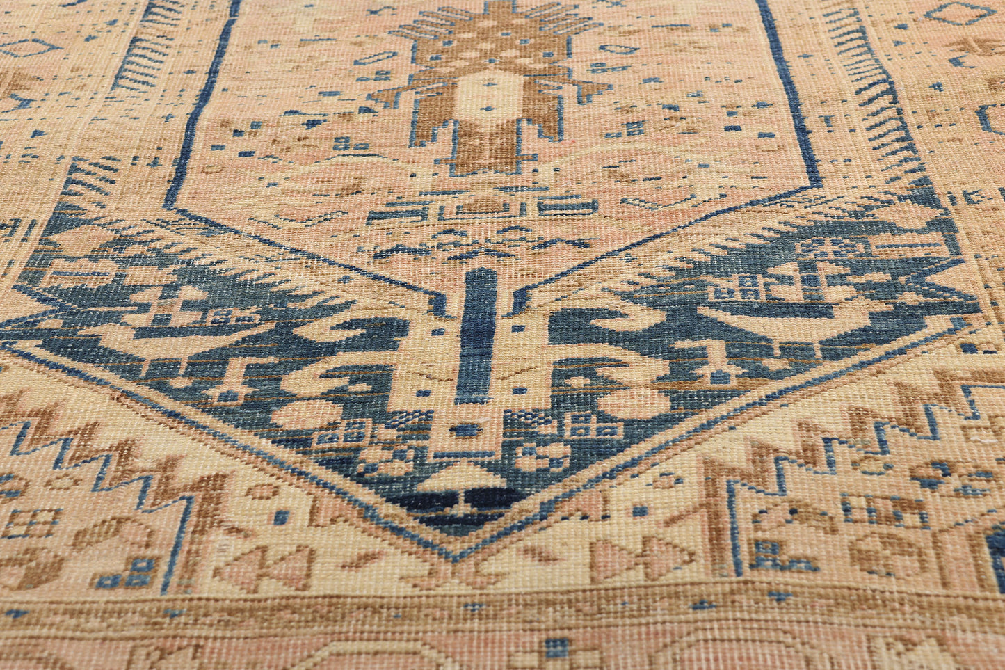 3 x 10 - Multicolor Vintage Heriz Rug - 61522