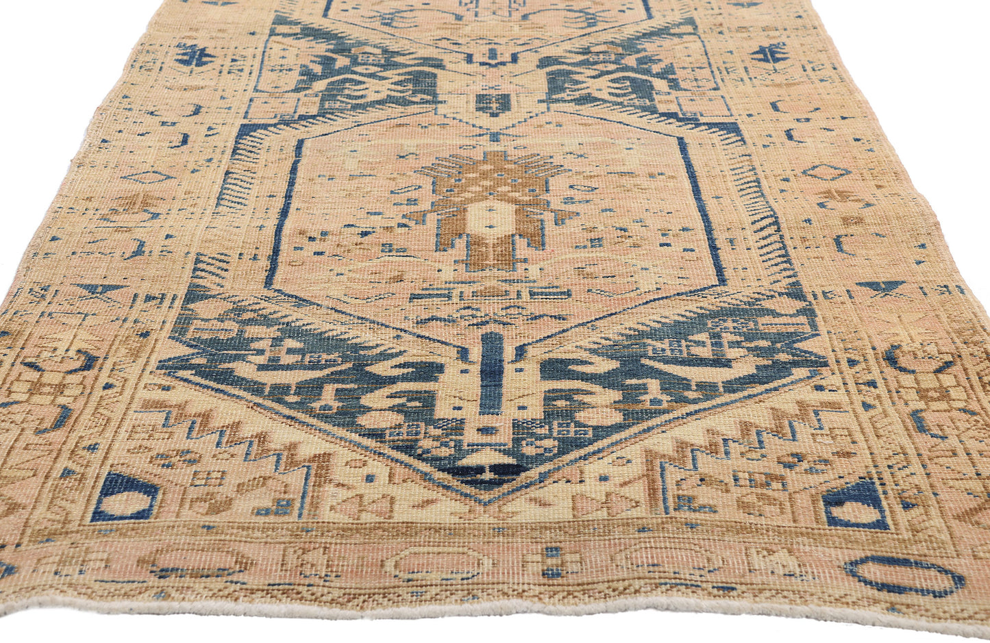 3 x 10 - Multicolor Vintage Heriz Rug - 61522