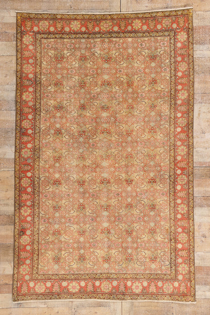 5 x 9 - Gray Antique Tabriz Rug - 61524